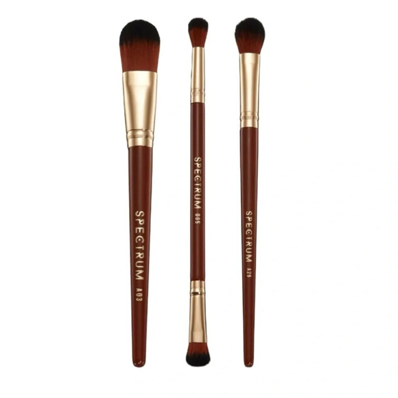 NWB Pantherine 3 Piece Makeup Brush Set - Picture 3 of 4
